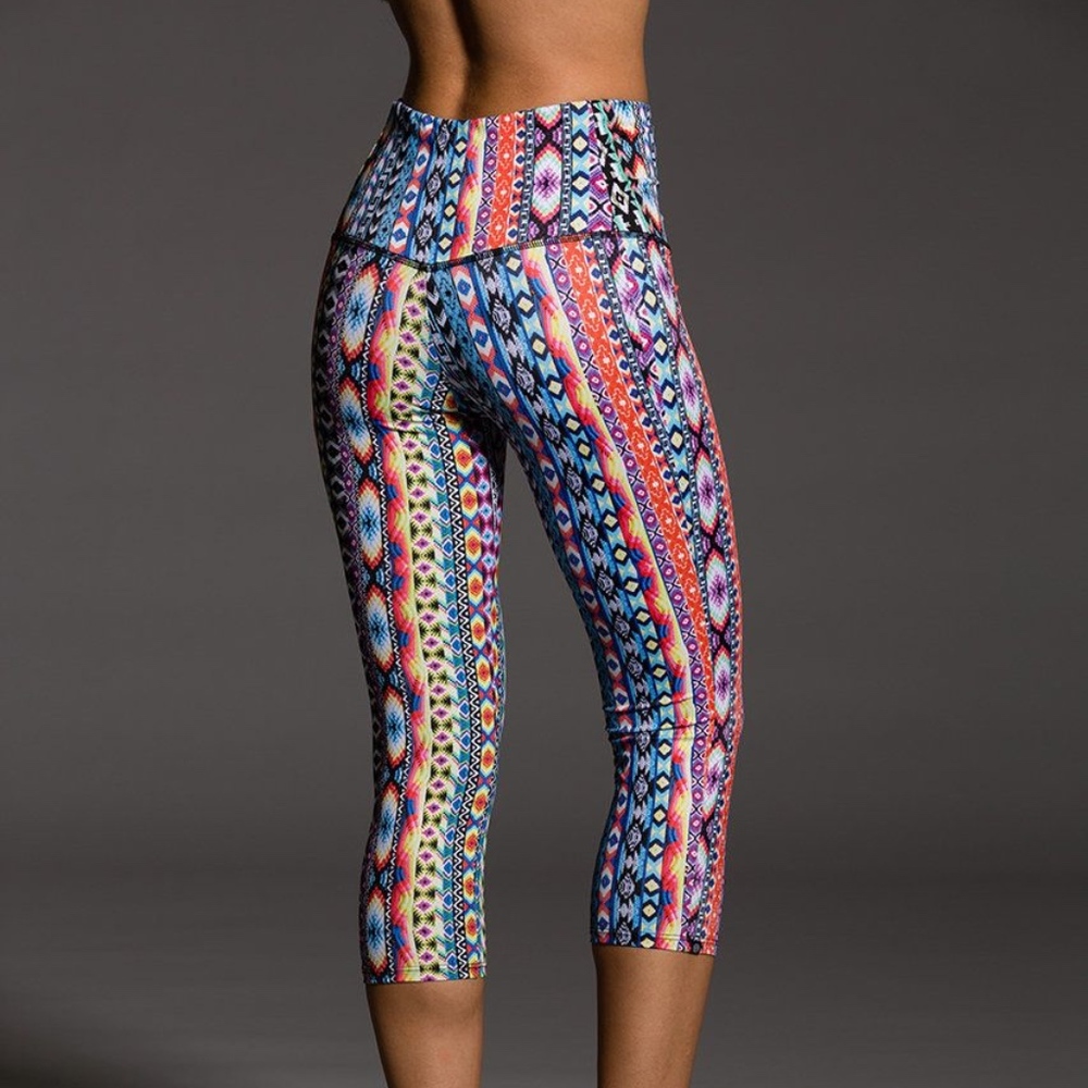 Onzie High Rise Capri Legging - Friendship